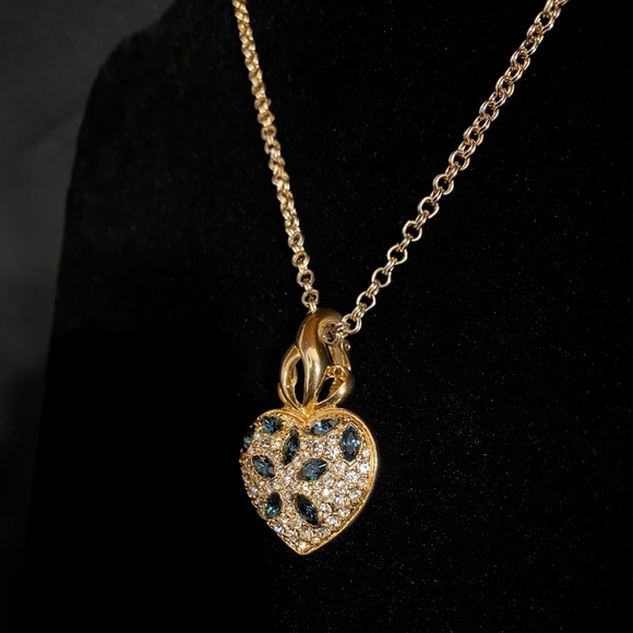 Vintage Nolan Miller Heart Pendant Necklace - Picture 13 of 17